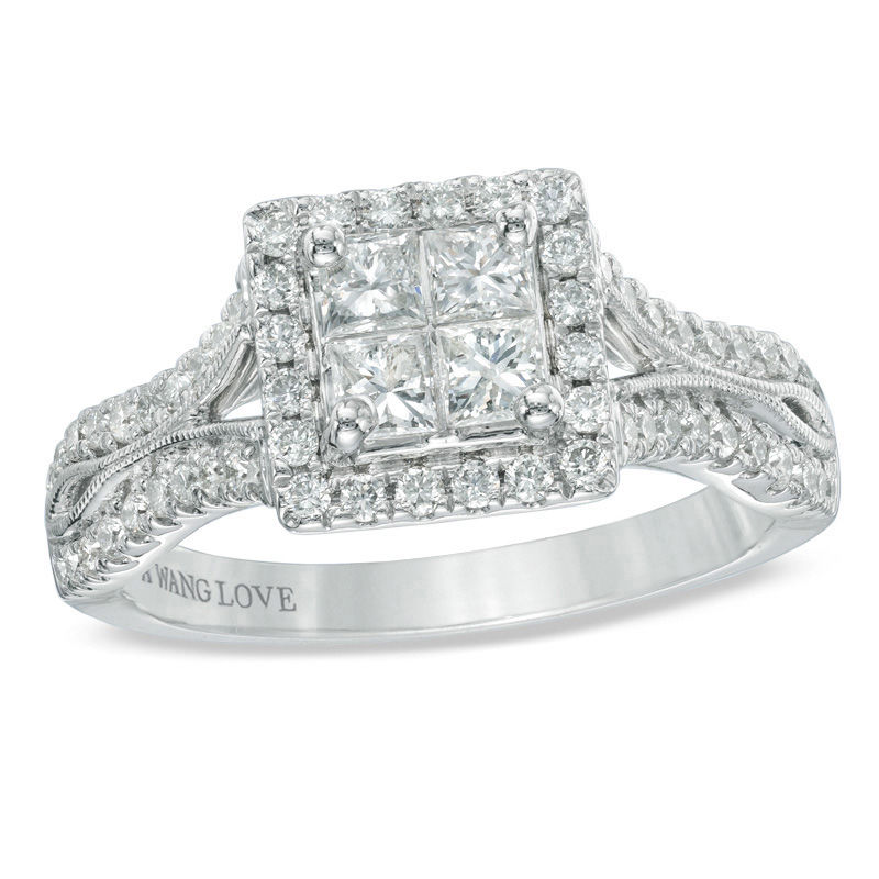 Floating diamond hot sale ring zales