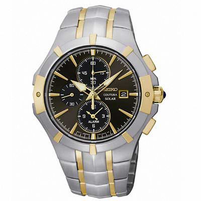 Men's Seiko Coutura Alarm Chronograph Solar Watch (Model: SSC198)