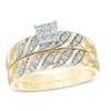 0.12 CT. T.W. Diamond Bridal Set in 10K Gold