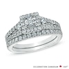 Celebration Canadian Lux® 1.00 CT. T.W. Certified Diamond Frame Bridal Set in 18K White Gold (I/SI2)