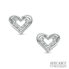 Thumbnail Image 0 of The Heart Within™ Diamond Accent Heart Stud Earrings in Sterling Silver