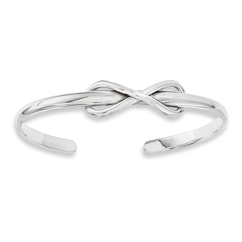 Infinity Cuff in Sterling Silver - 8.0"|Peoples Jewellers