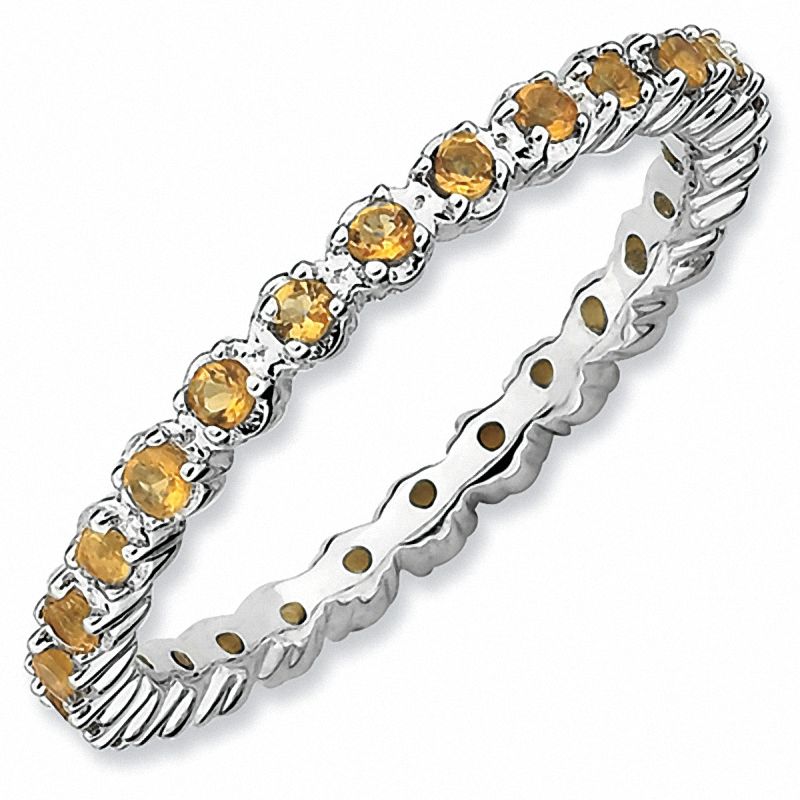 Citrine eternity clearance band