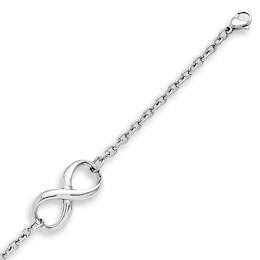 Infinity Bracelet in Stainless Steel - 7.5&quot;