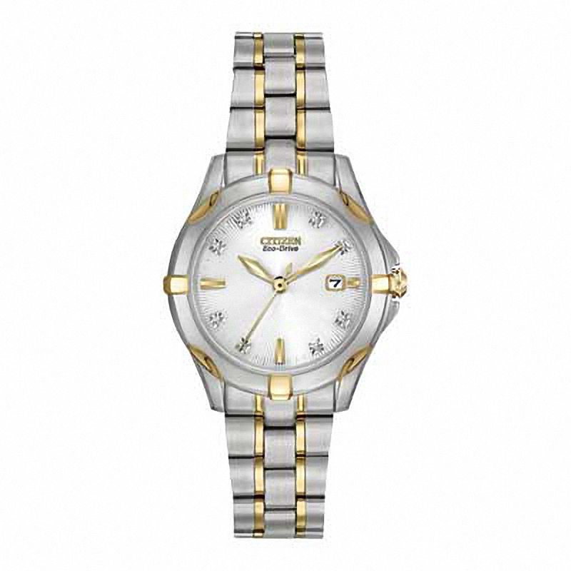 Ladies' Citizen Eco-Drive® Diamond Watch (Model: EW1934-59A)