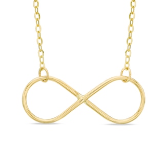 Infinity Necklace in 10K Gold