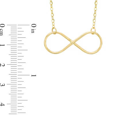 Infinity Necklace in 10K Gold