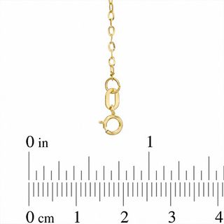 Sideways Infinity Bracelet in 10K Gold - 7.25"