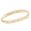 Woven Bangle in 10K Gold