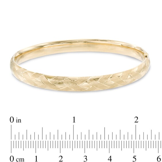 Woven Bangle in 10K Gold