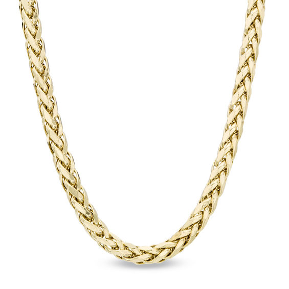 3.4mm Wheat Chain Necklace in 10K Gold 