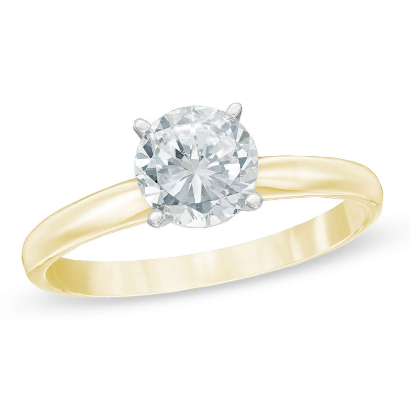 1 00 Ct Certified Canadian Diamond Solitaire Engagement Ring In 14k