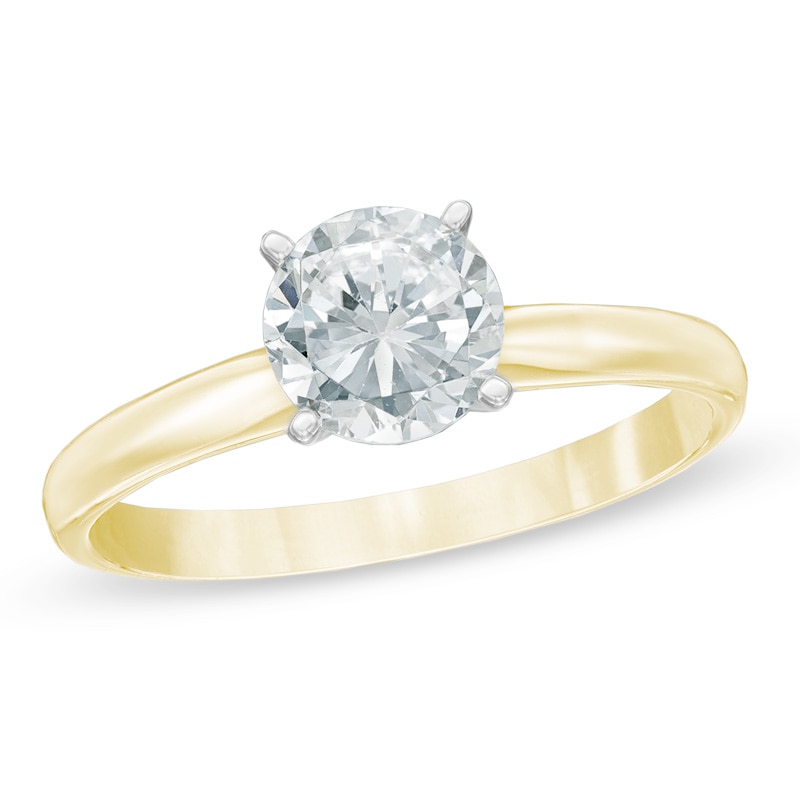 1.00 CT. Canadian Certified Diamond Solitaire Engagement Ring in 14K Gold (J/I3)