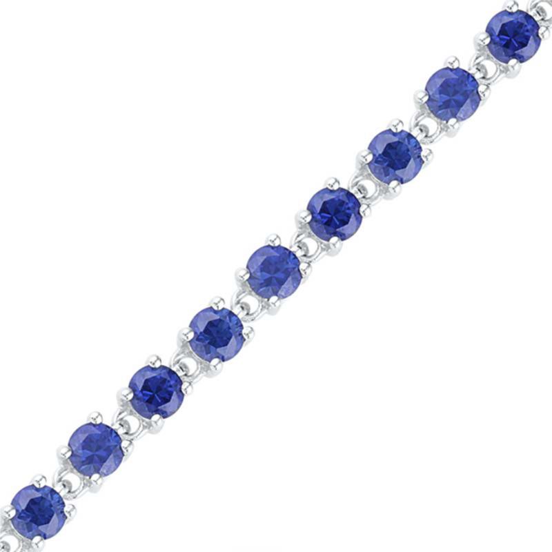 Sapphire deals silver bracelet