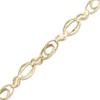 Thumbnail Image 0 of Fancy Link Bracelet in 10K Gold - 7.75"