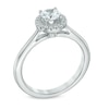 Thumbnail Image 1 of Celebration Canadian Ideal 0.50 CT. T.W. Certified Diamond Frame Engagement Ring in 14K White Gold (I/I1)