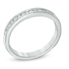 0.25 CT. T.W. Baguette and Round Diamond Alternating Band in 10K White Gold