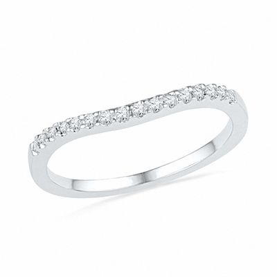 1.25 CT. T.W. Diamond Collar Bridal Set in 14K White Gold