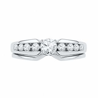 1.00 CT. T.W. Diamond Bridal Set in 10K White Gold