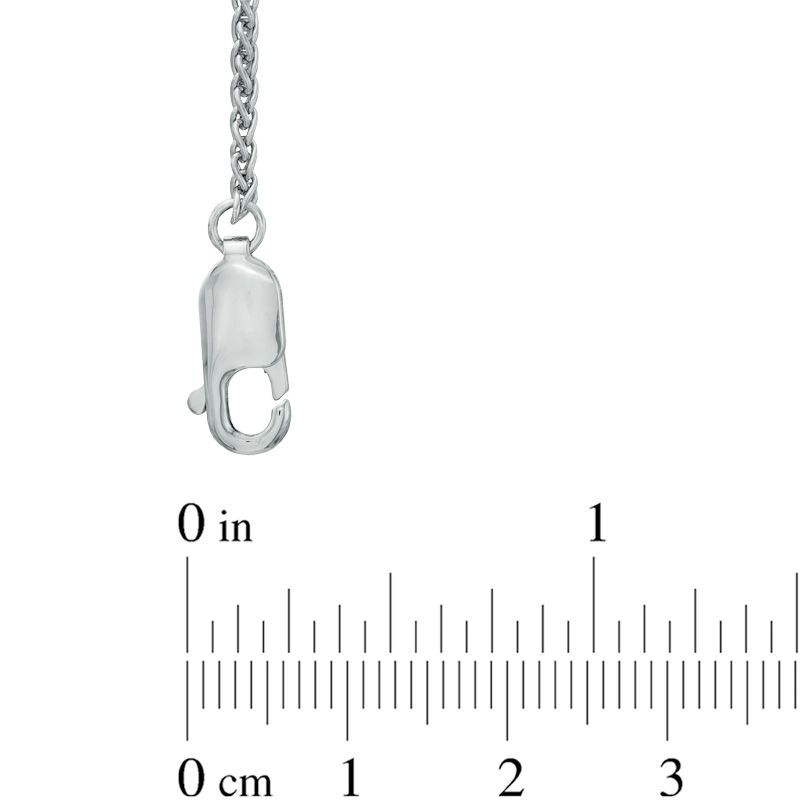 Lab-Created White Sapphire Graduated Necklace in Sterling Silver|Peoples Jewellers