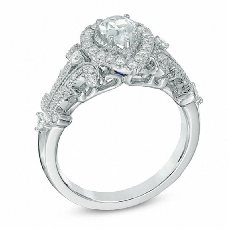 Vera wang pear shaped clearance engagement ring