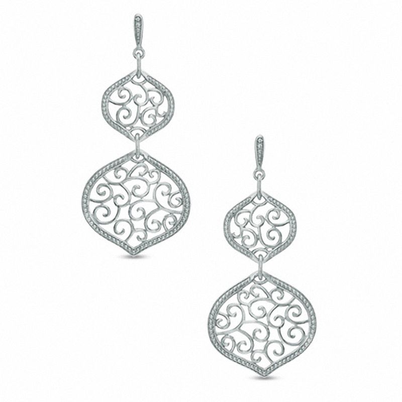 Filigree on sale drop earrings