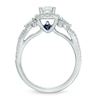 Vera Wang Love Collection 0.95 CT. T.W. Princess-Cut Diamond Frame Engagement Ring in 14K White Gold