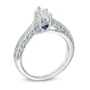 Thumbnail Image 1 of Vera Wang Love Collection 0.45 CT. Marquise Diamond Solitaire Scroll Engagement Ring in 14K White Gold