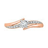 0.10 CT. T.W. Diamond Promise Ring in 10K Rose Gold