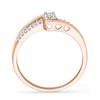 0.10 CT. T.W. Diamond Promise Ring in 10K Rose Gold