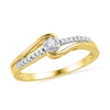 Thumbnail Image 0 of 0.10 CT. T.W. Diamond Promise Ring in 10K Gold