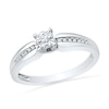 Thumbnail Image 0 of 0.12 CT. T.W. Diamond Promise Ring in 10K White Gold