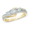 0.25 CT. T.W. Diamond Three Stone Engagement Ring in 10K Gold