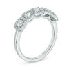 Thumbnail Image 1 of 1.00 CT. T.W. Certified Canadian Diamond Five Stone Framed Anniversary Ring in 14K White Gold (I/I2)
