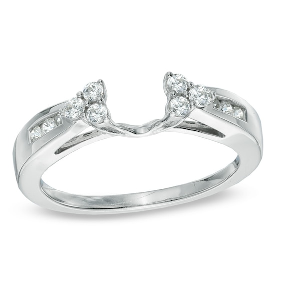 0.25 CT. T.W. Diamond Solitaire Enhancer in 14K White Gold