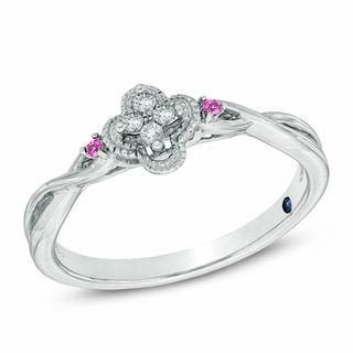 0.10 CT. T.W. Diamond Promise Ring in Sterling Silver