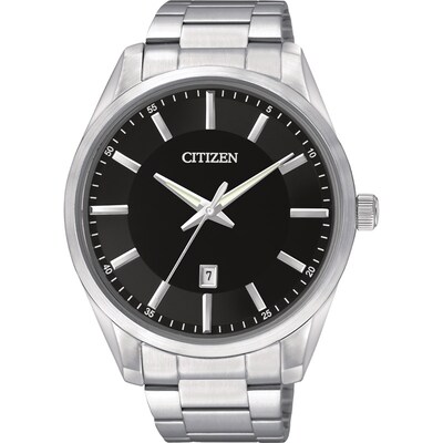 Men's Citizen Quartz Watch with Black Dial (Model:BI1030-53E)