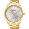 Thumbnail Image 0 of Men's Citizen Quartz Gold-Tone Watch with Silver Dial (Model: BI1032-58A)