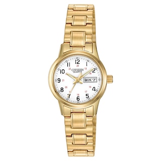 Ladies' Citizen Quartz Watch with White Dial (Model: EQ0582-90A)