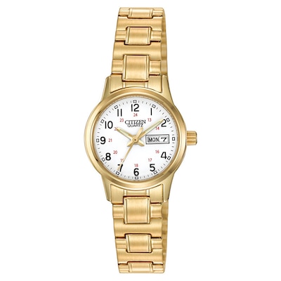 Ladies' Citizen Quartz Watch with White Dial (Model: EQ0582-90A)