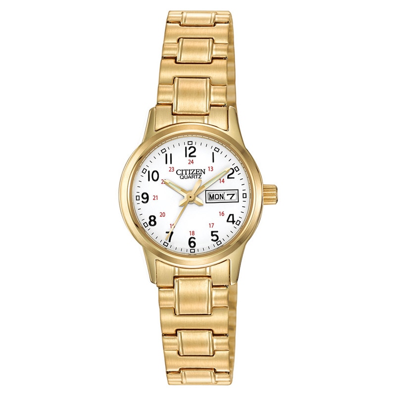 Ladies' Citizen Quartz Watch with White Dial (Model: EQ0582-90A)|Peoples Jewellers