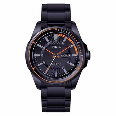 Men's Drive from Citizen Eco-Drive® HTM Watch with Black Dial (Model: AW0038-53E)