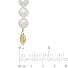 Thumbnail Image 1 of 8.0-10.0mm Freshwater Cultured Pearl Graduated Strand Necklace with 14K Gold Clasp