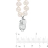 Thumbnail Image 1 of 6.0-7.0mm Freshwater Cultured Pearl Double Strand Bracelet with Sterling Silver Clasp-7.25"