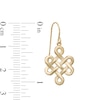 Thumbnail Image 1 of Mystic Knot Dangle Earrings in 10K Gold