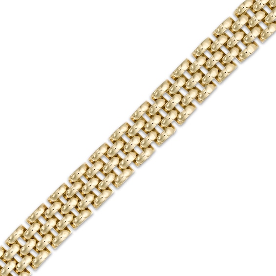 Panther Link Bracelet in 10K Gold