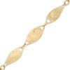 Thumbnail Image 0 of Oblong Link Twist Bracelet in 10K Gold - 7.25"