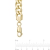 Men's 7.8mm Curb Chain Necklace in 10K Gold - 22"