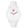 Thumbnail Image 0 of Ladies' Movado Bold® Pink Crystal Accent Watch with White Dial (Model: 3600176)