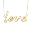 Thumbnail Image 0 of LOVE Necklace in 10K Gold - 17"